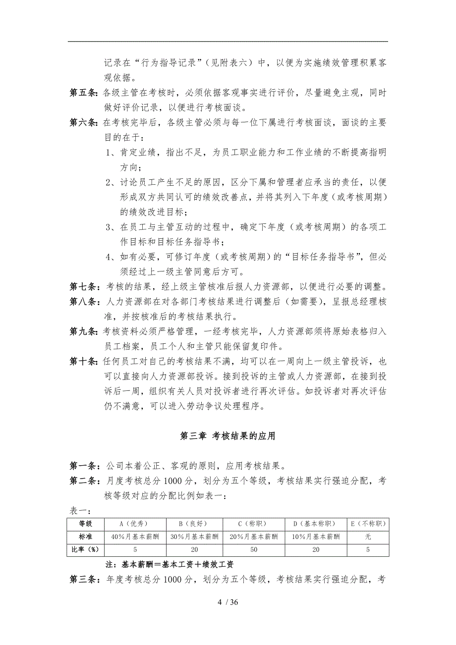 华为公司绩效管理制度_第4页