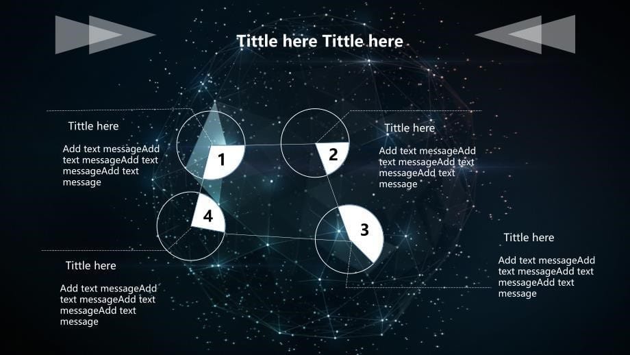 星空风格渐变工作总结汇报PPT模板_第5页