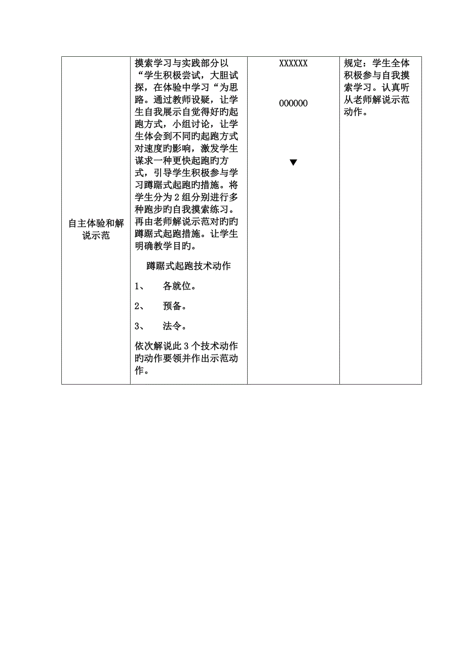 教案1短距离跑蹲踞式起跑_第4页