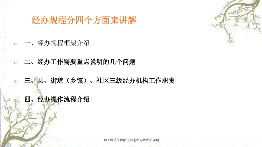 B3于城镇居保险民养老经办规程的说明PPT课件_第3页