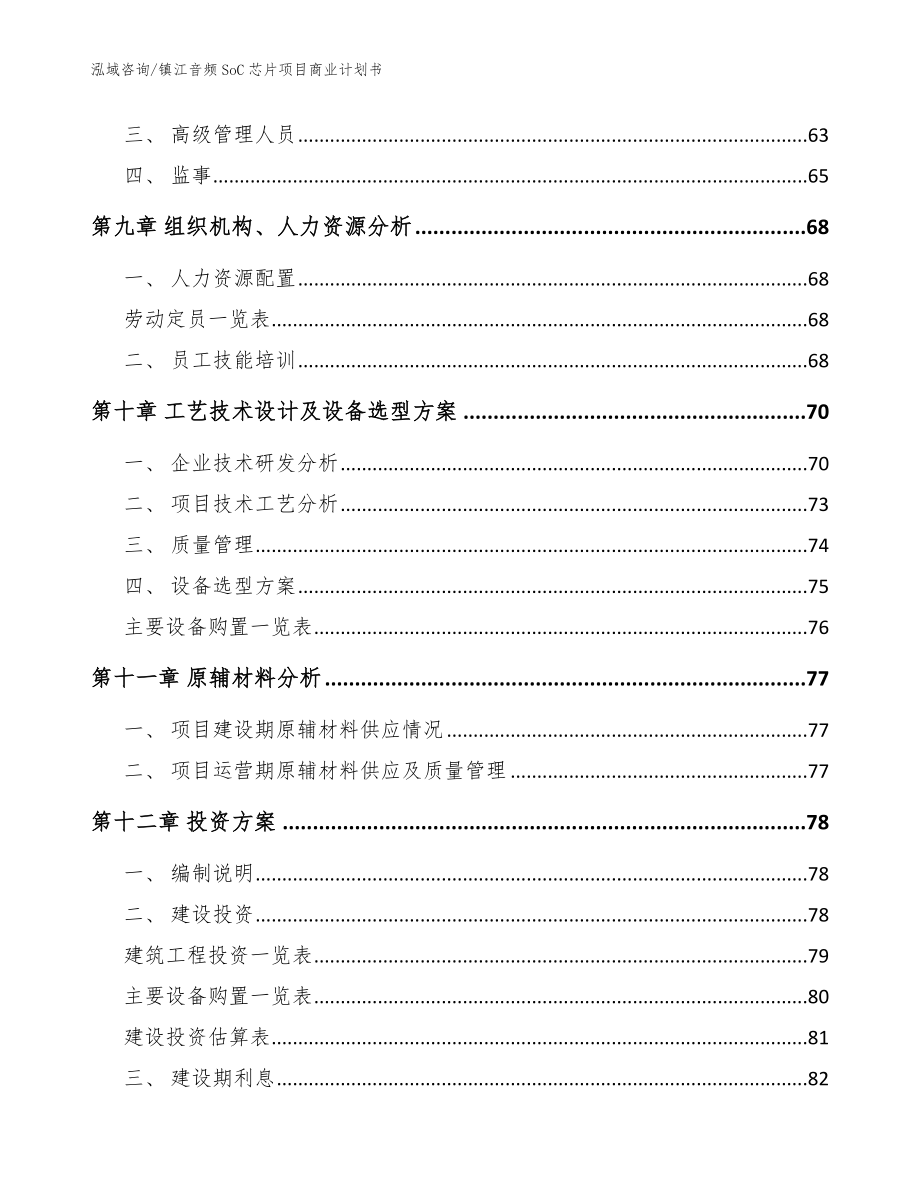 镇江音频SoC芯片项目商业计划书【参考模板】_第4页