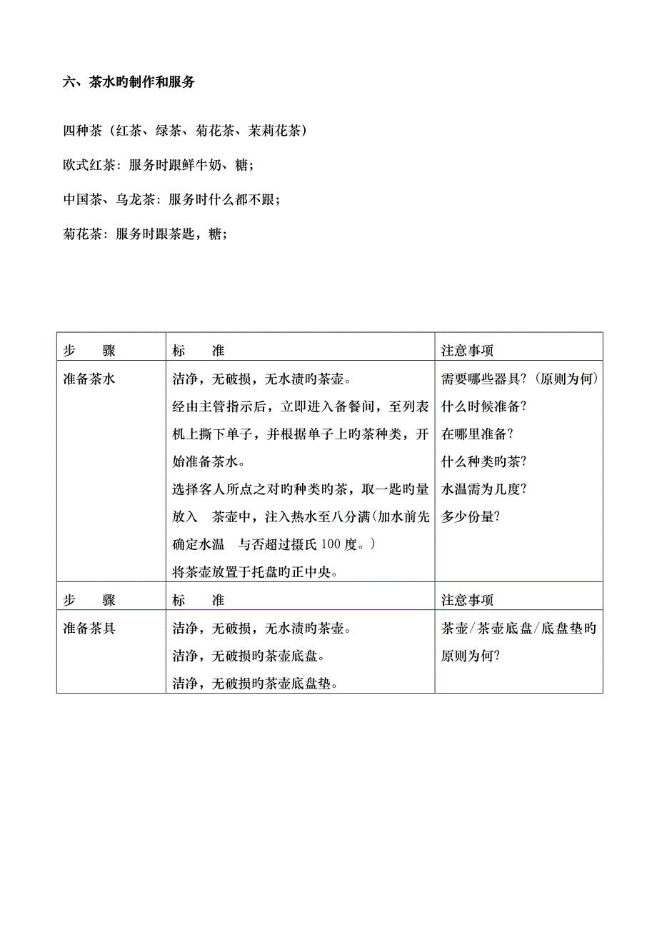 餐饮服务流程_第4页