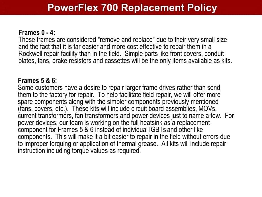 PowerFlex-700变频器调试与故障排除培训资料_第5页