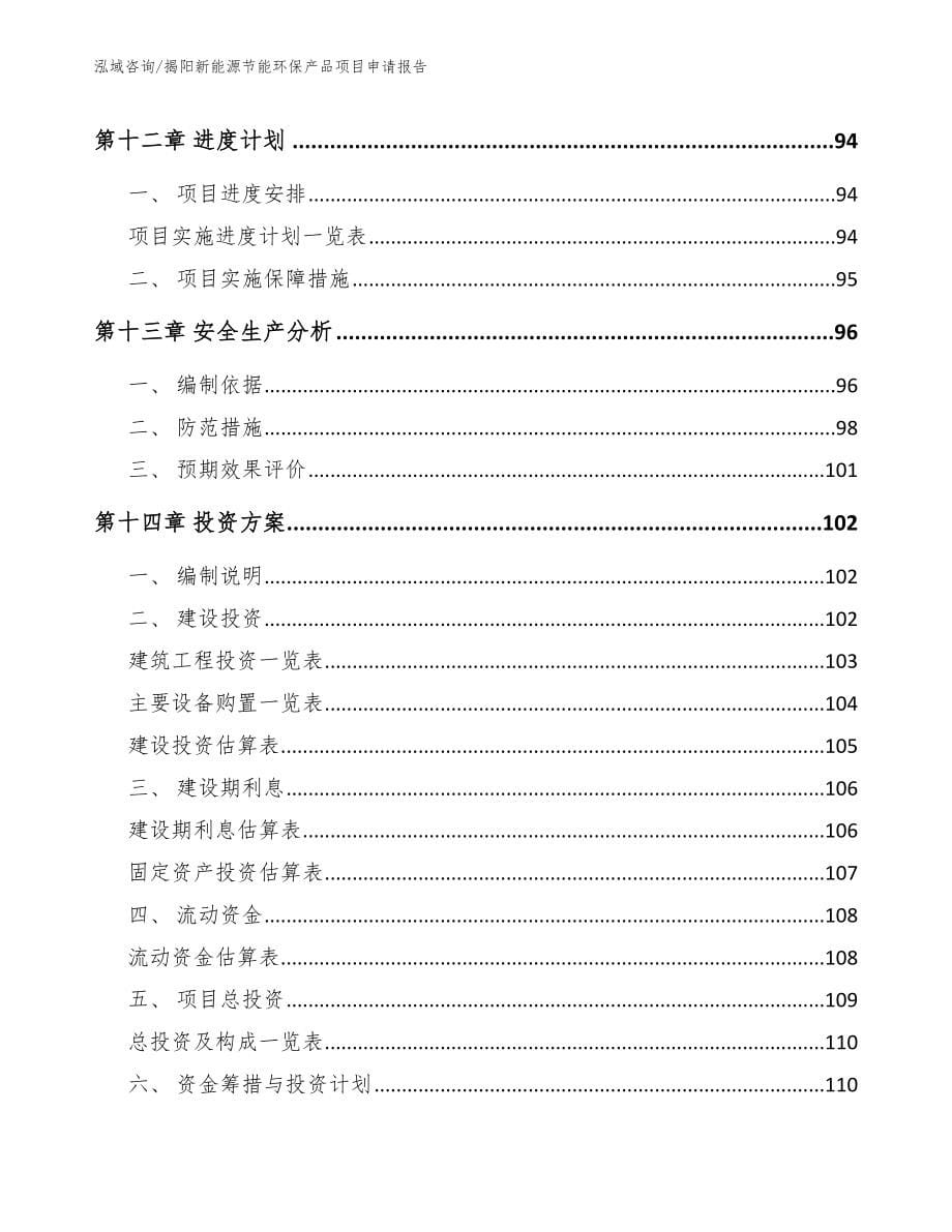 揭阳新能源节能环保产品项目申请报告_第5页