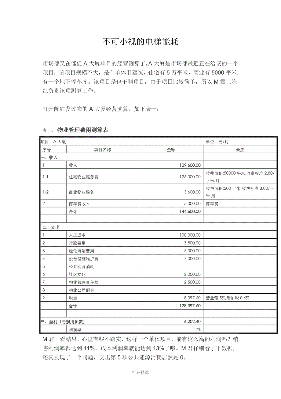 电梯能耗测算_第1页