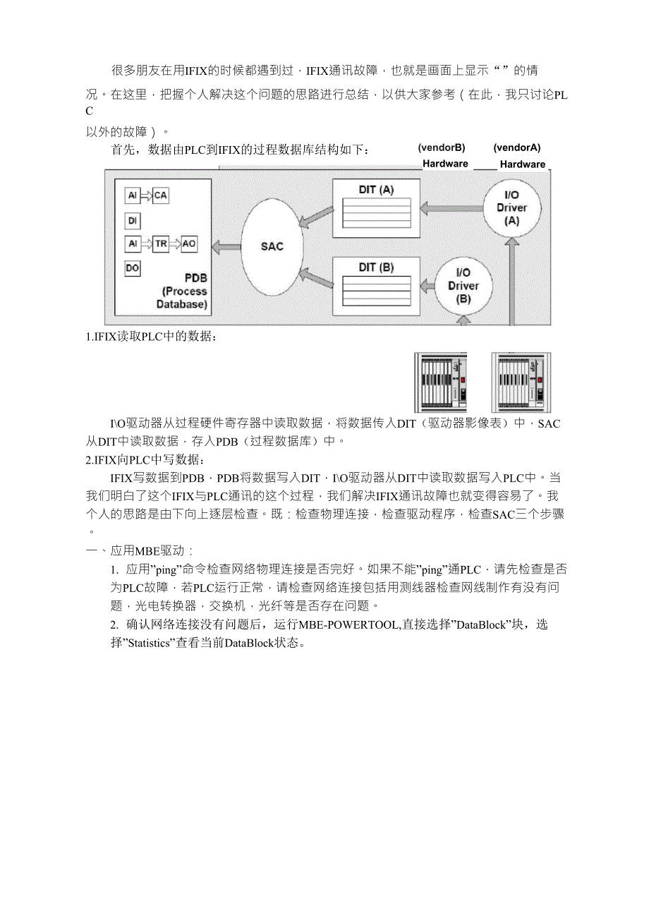 IFIX通讯故障解决思路_第1页