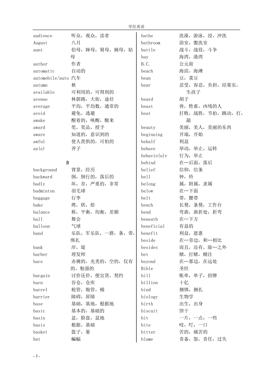 成人学位英语词汇.doc_第3页