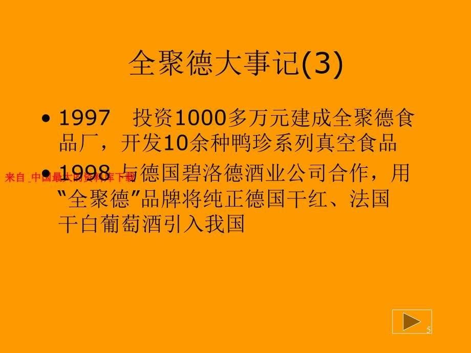 市场营销全聚德集团的案例分析PPT52页1_第5页