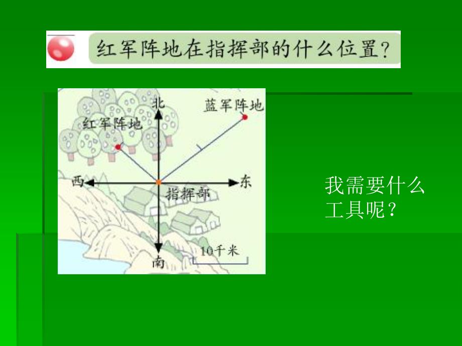 青岛版五年级下册根据方向和距离确定物体的位置_第3页