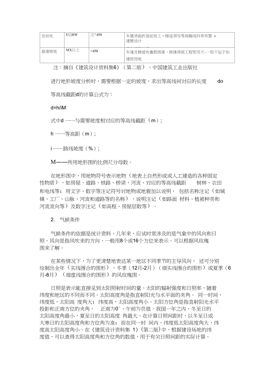 一级注册建筑师场地设计作图题讲义预习复习要点及其应试技巧_第2页