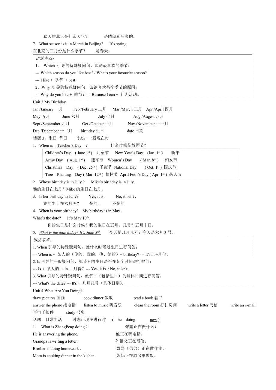 PEP小学英语五-六年级上册复习要点.doc_第5页