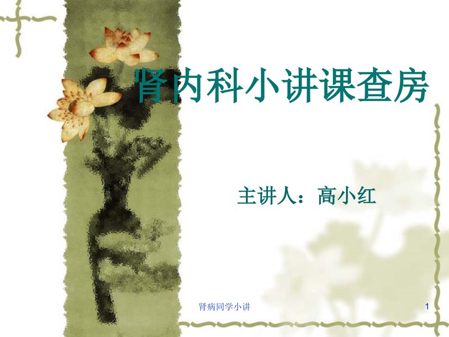 肾病同学小讲课件_第1页