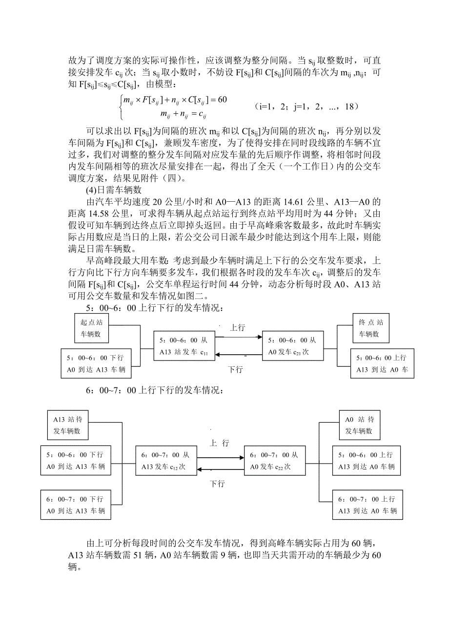 公交车调度方案的优化模型.doc_第5页