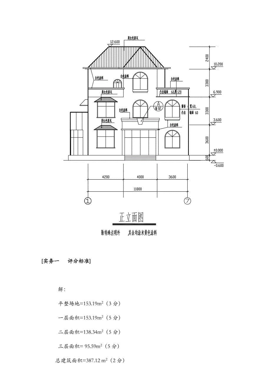 造价员实务试题_第5页