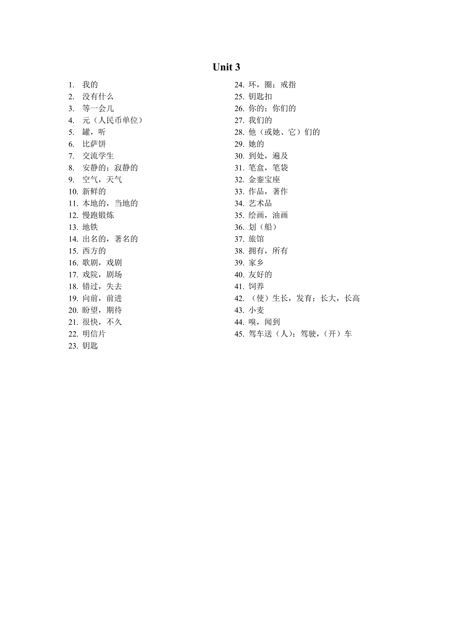 苏教版初一英语7B单词表_第3页