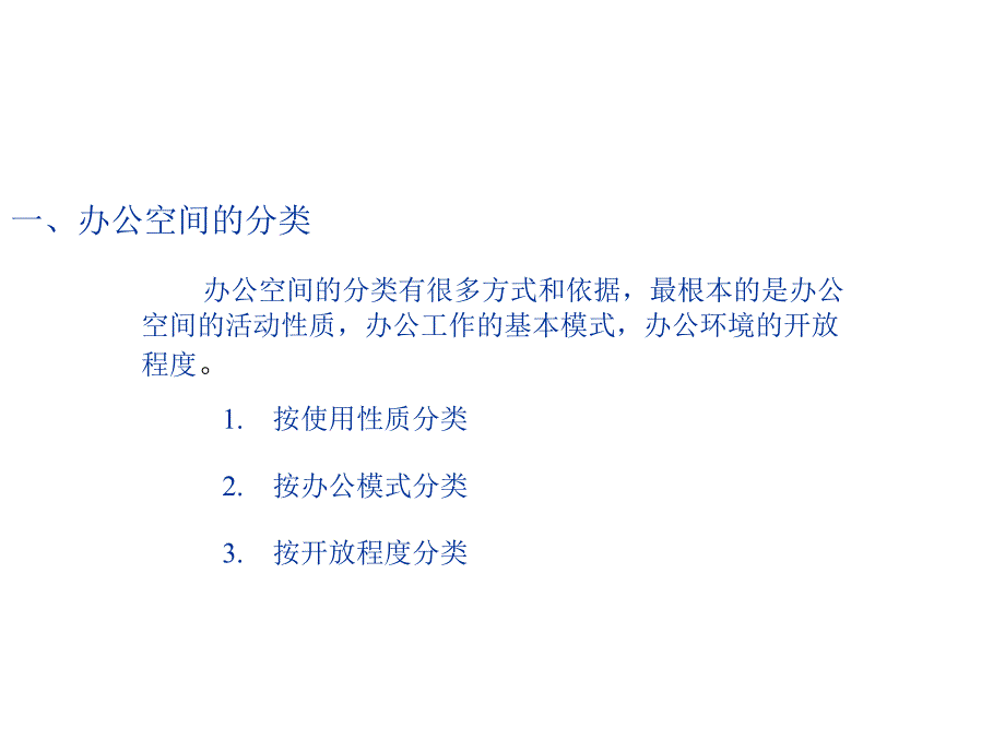 办公空间的布置模式与平面形式_第1页