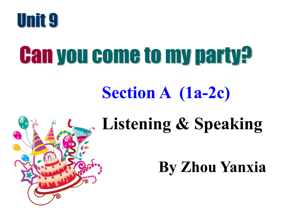 Can-you-come-to-my-party公开课_第1页
