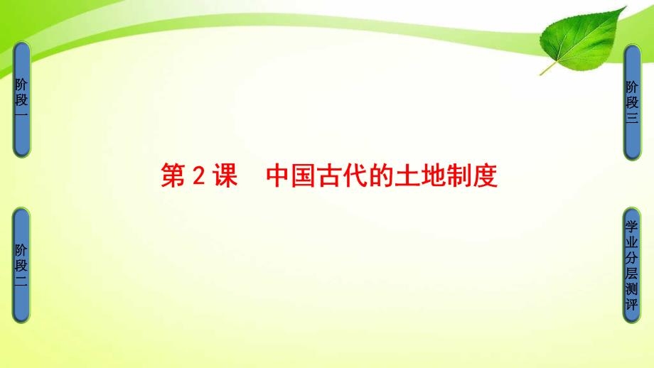 201x201x高中历史第1单元中国古代的农耕经济第2课中国古代的土地制度岳麓版必修_第1页