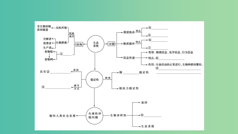 高考生物大二轮专题复习 专题六 生物与环境 6.2 生态系统及环境保护课件.ppt_第3页