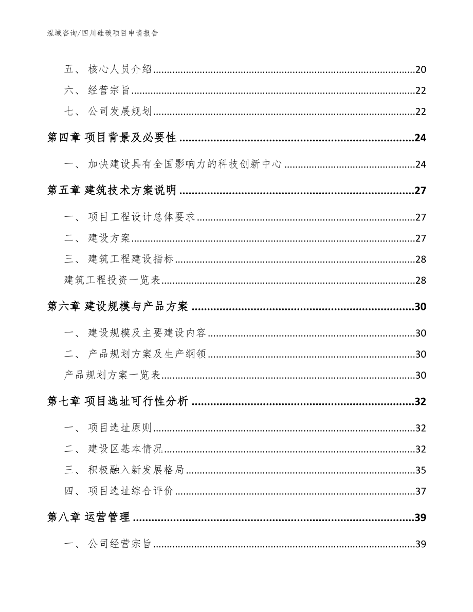 四川硅碳项目申请报告【参考范文】_第2页