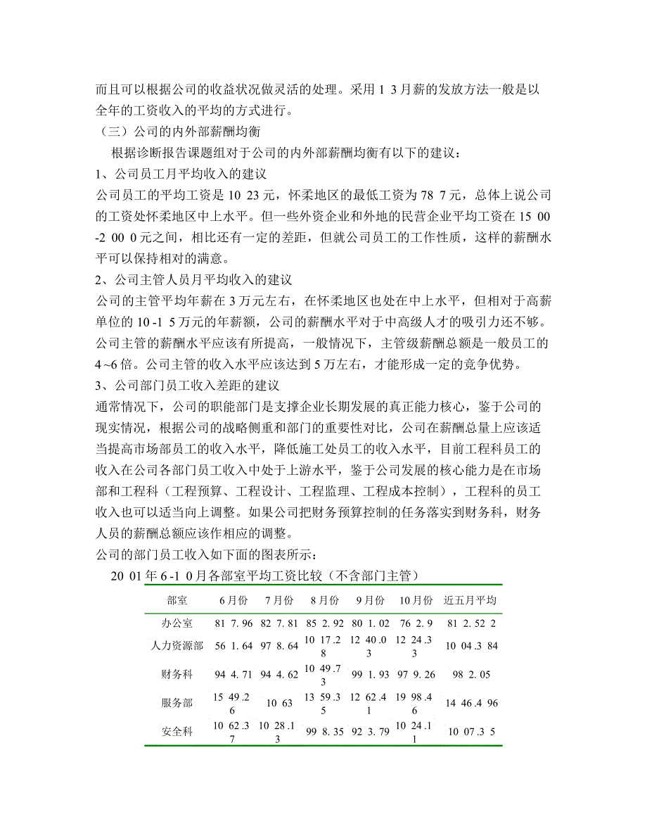 北京某燃气公司员工薪酬体系设计报告_第3页