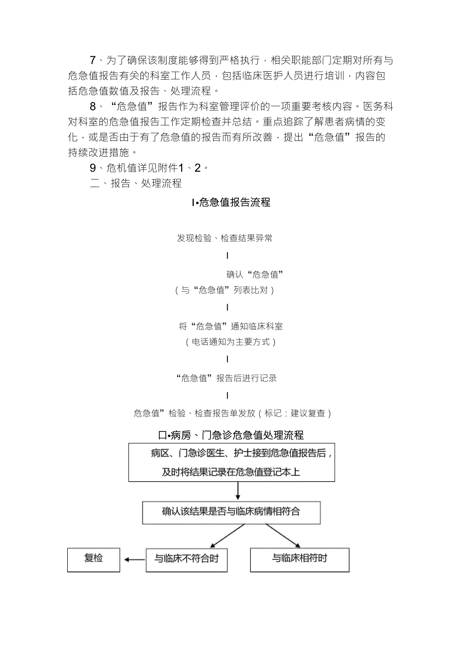 临床危急值报告制度和处置流程_第2页