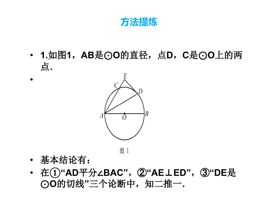 (名师整理)最新数学中考《圆中角平分线问题》专题复习精品课件_第3页