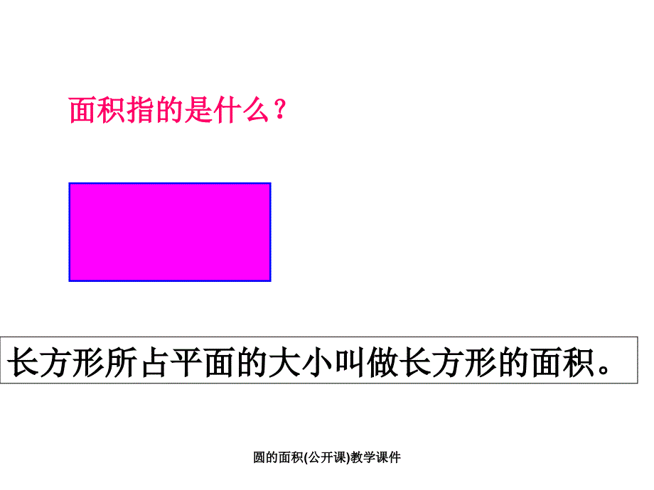 圆的面积公开课教学课件_第3页