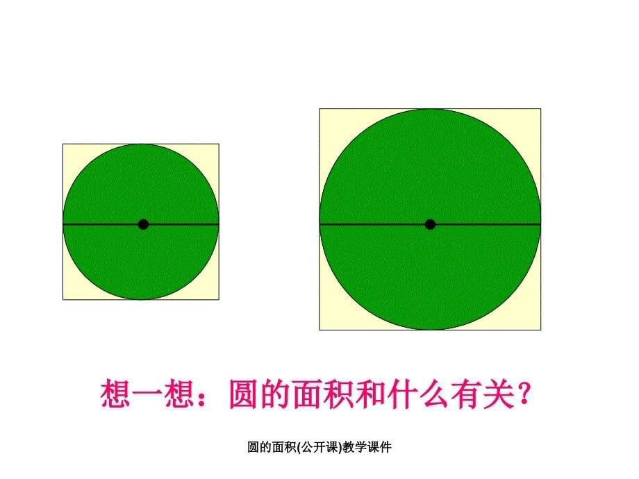 圆的面积公开课教学课件_第5页