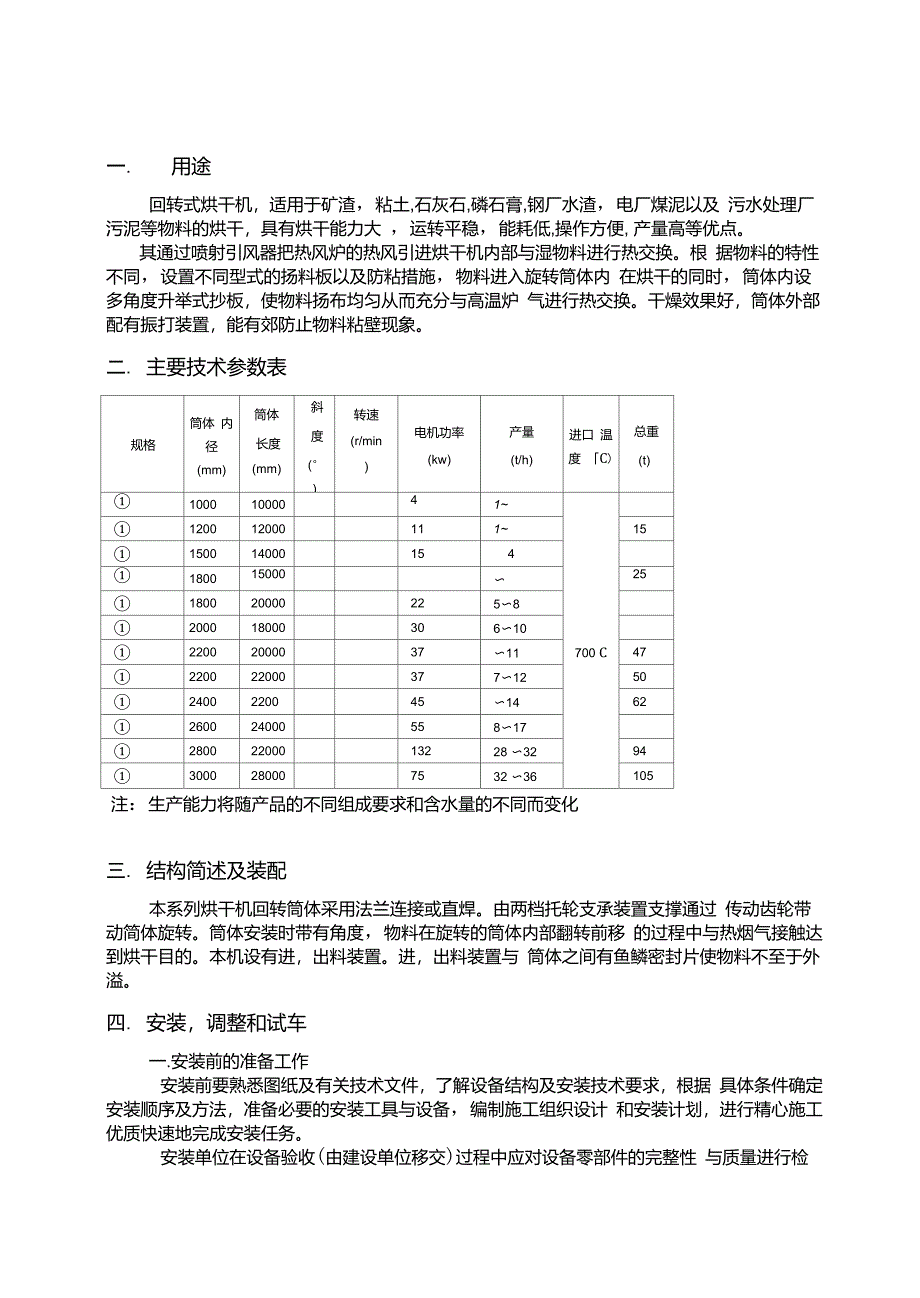 烘干机说明书_第4页