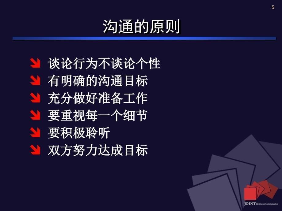 晋善京美：茗视光眼科培训系列之沟通技巧培训.ppt_第5页