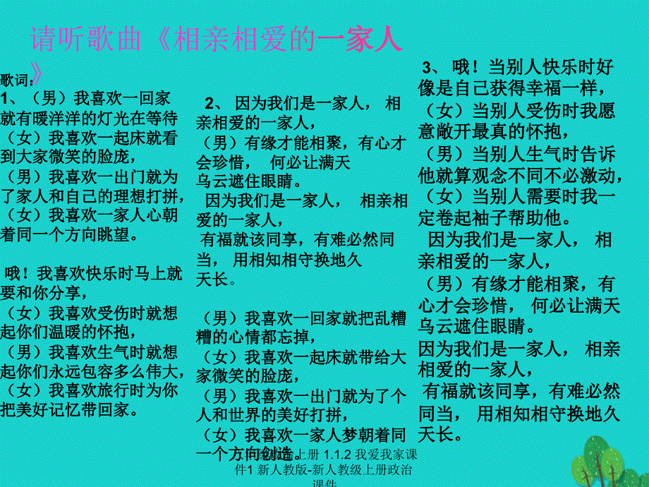 最新八年级政治上册1.1.2我爱我家1_第1页