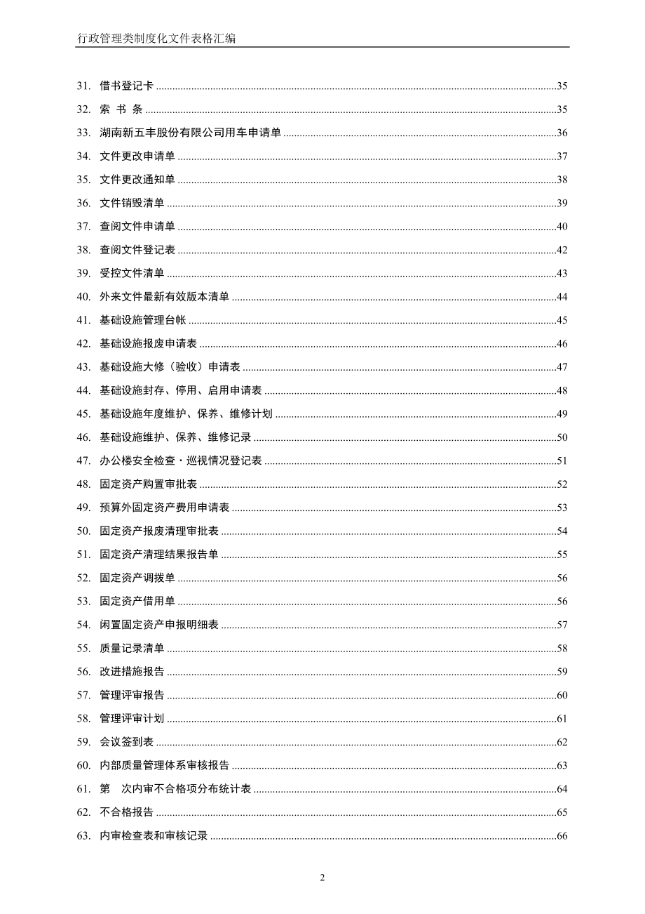 行政管理类制度化文件表格汇编版060619_第2页