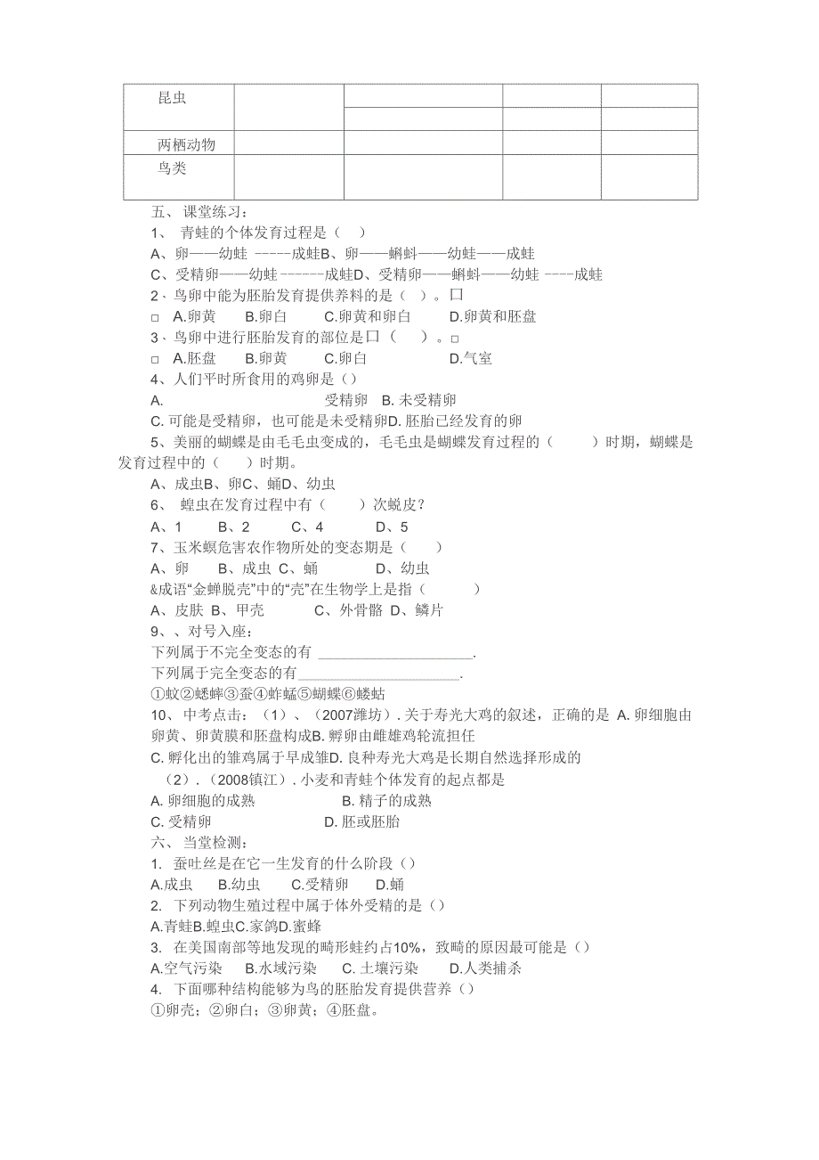 动物的生殖发育汇总_第2页