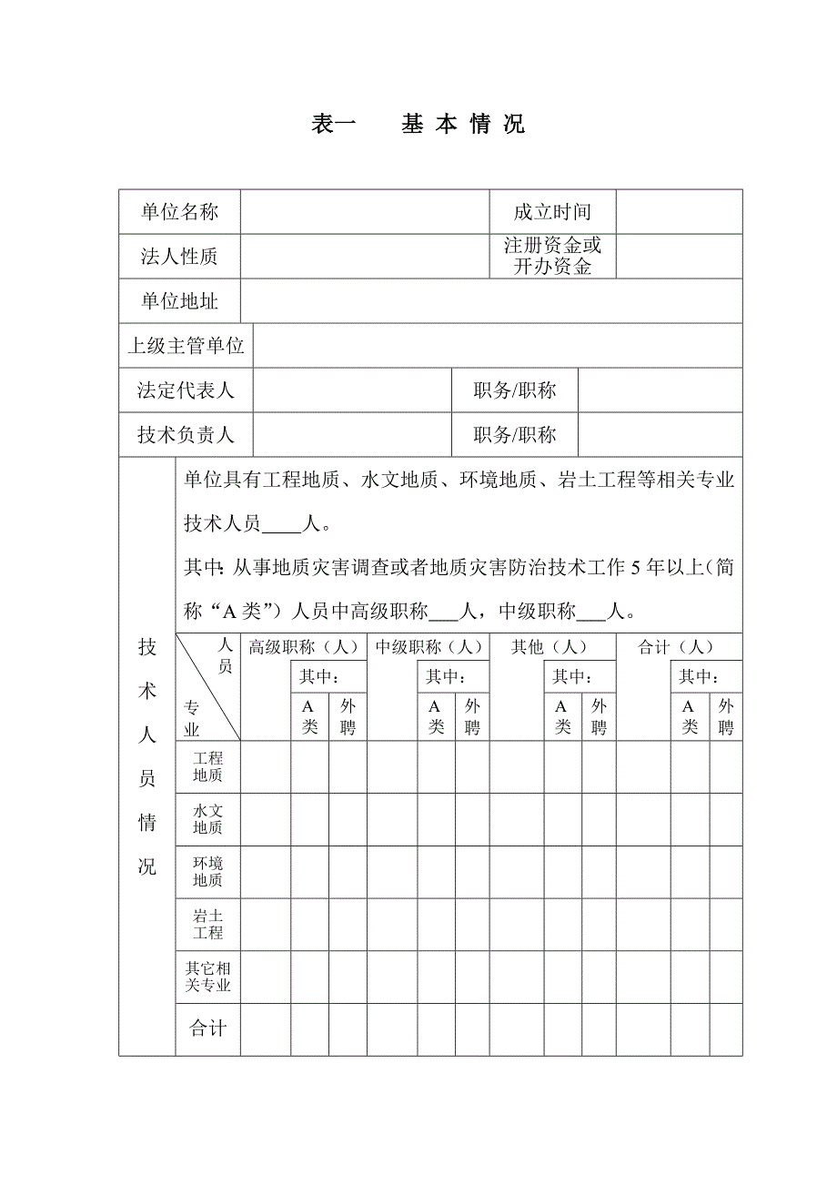 地质灾害评估、施工申请表_第2页