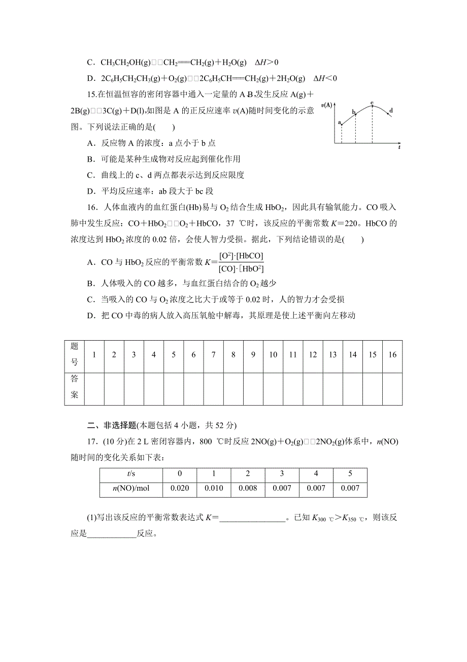 【最新】高中同步测试卷鲁科化学选修4：高中同步测试卷十三 Word版含解析_第4页