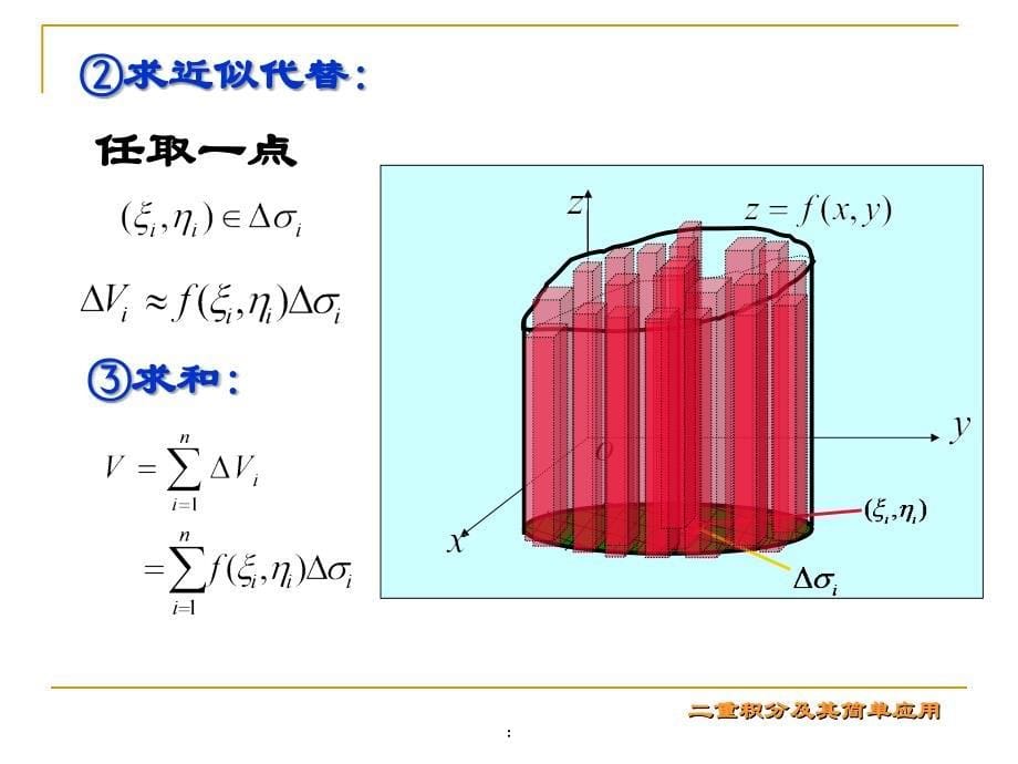 2.1二重积分及其简单应用ppt课件_第5页