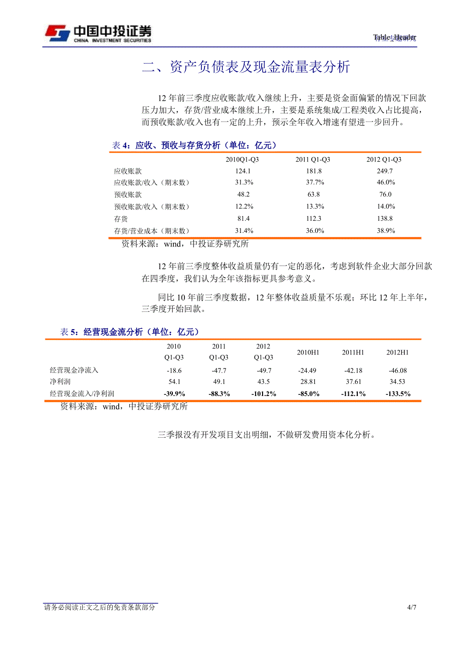 计算机应用行业：12年三季报分析1107_第4页