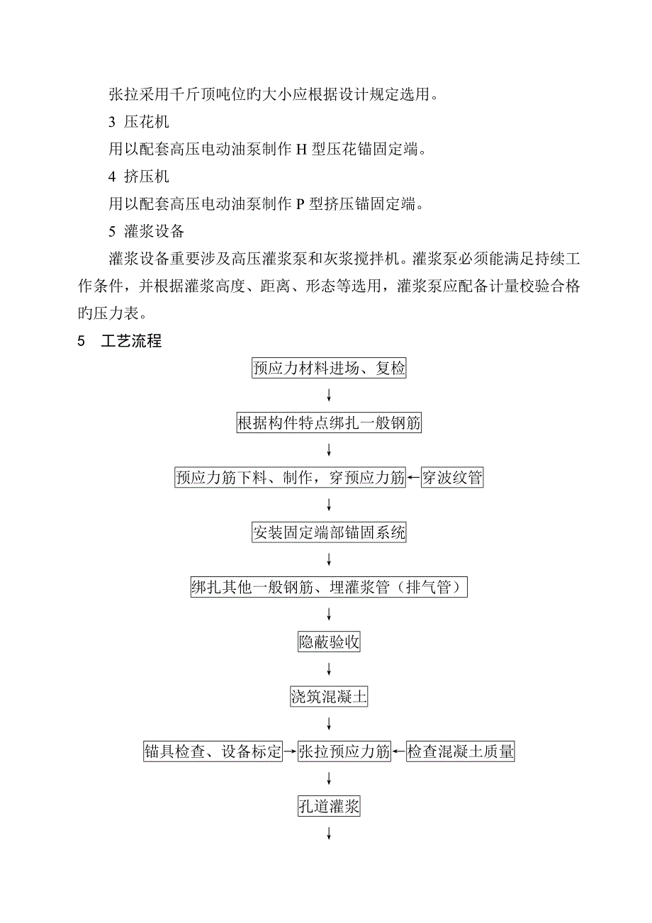 现浇混凝土后张法有粘结预应力综合施工综合工法_第4页