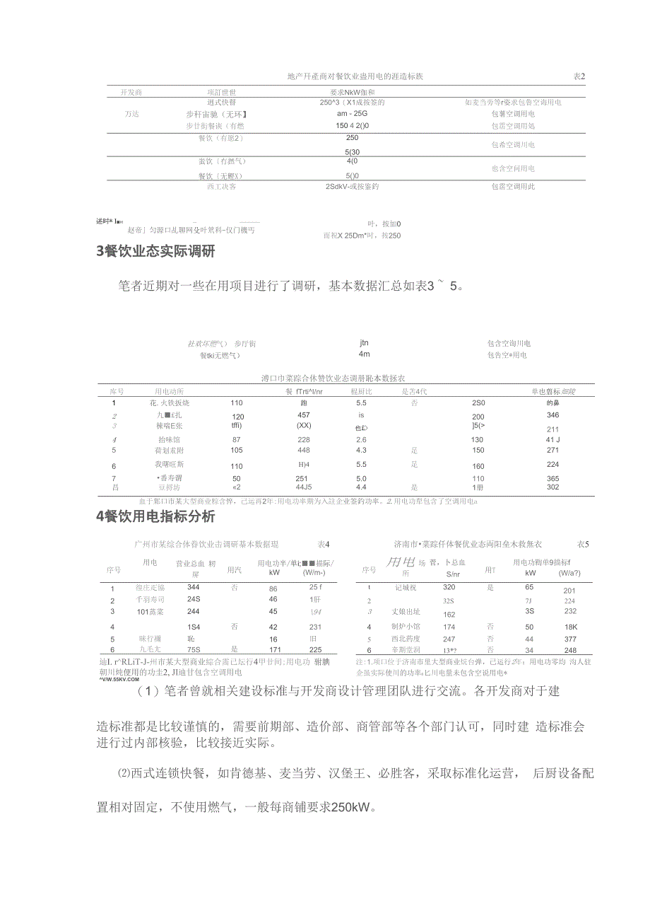 商业综合体餐饮建筑用电指标_第3页