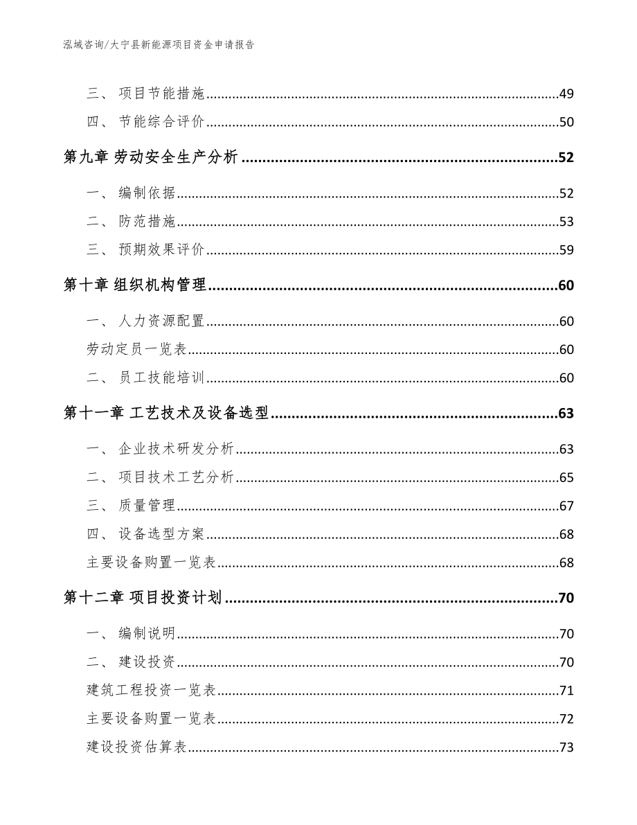 大宁县新能源项目资金申请报告参考模板_第4页