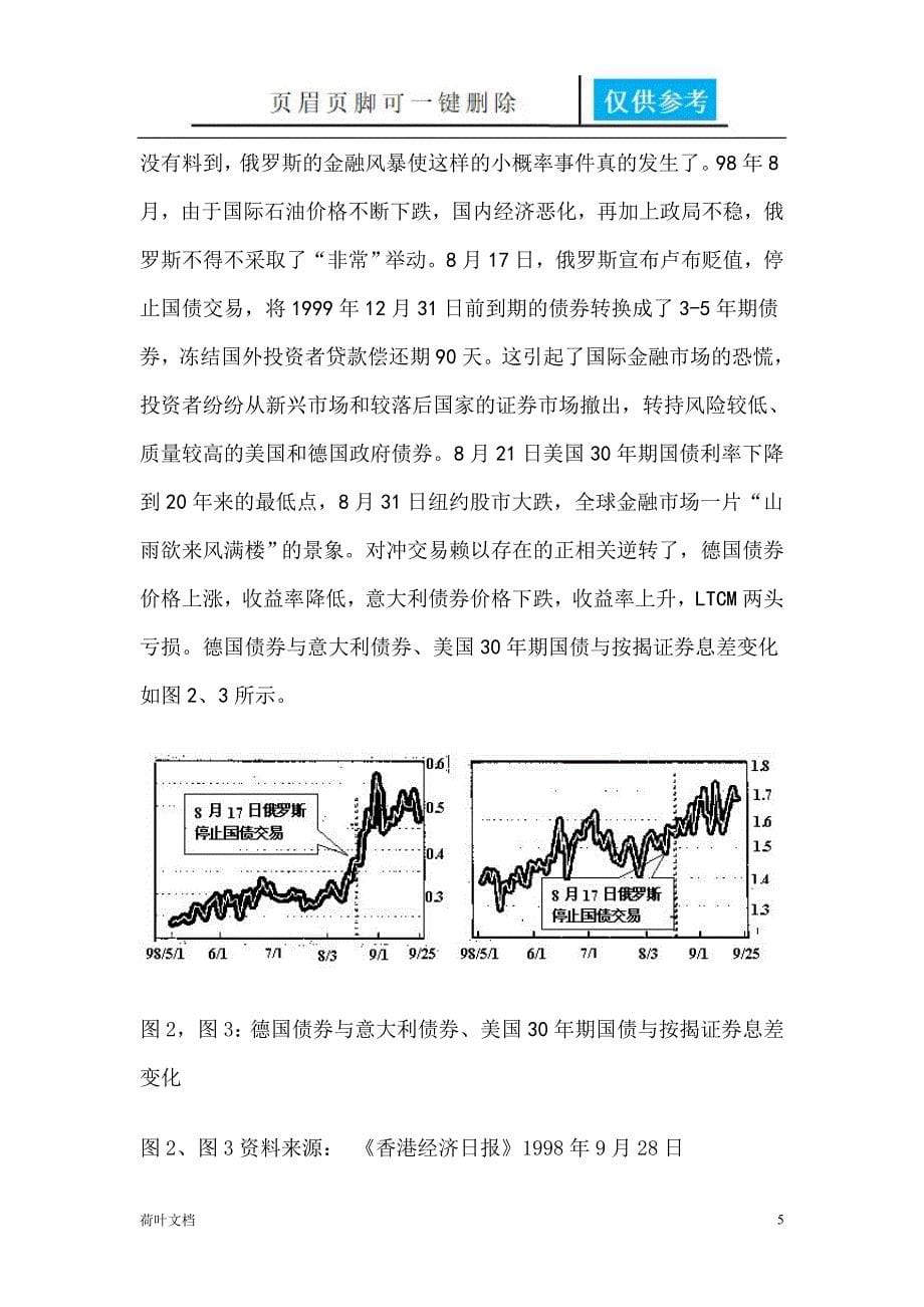 长期资本管理公司的兴衰及启示业界经验_第5页