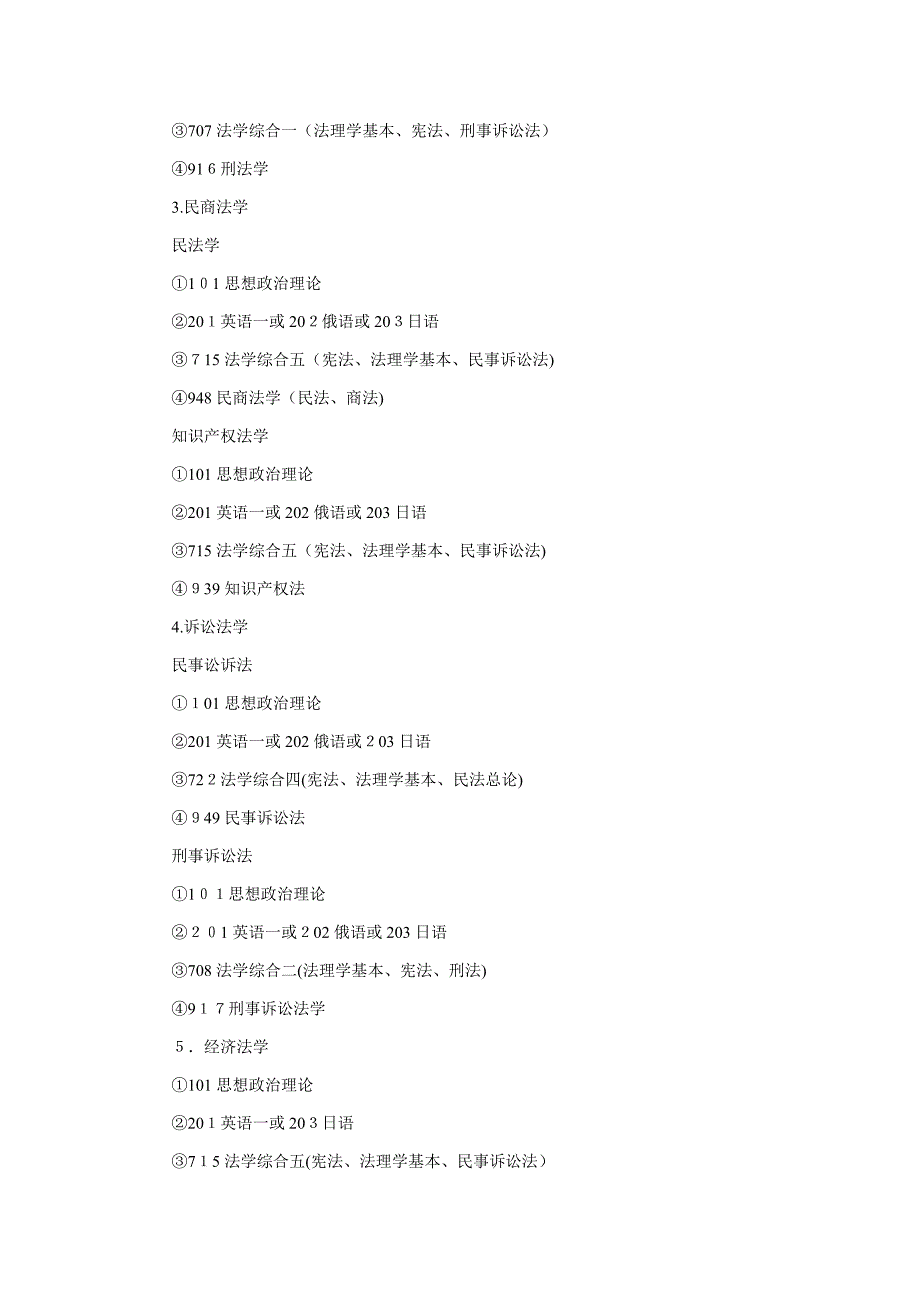 北师大法学考研参考书一览表_第4页