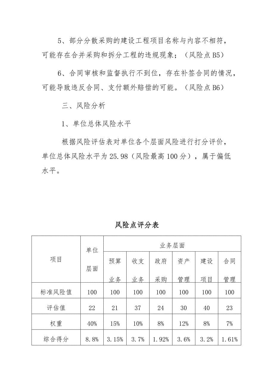 医院2016年度内部控制风险评估报告.doc_第5页