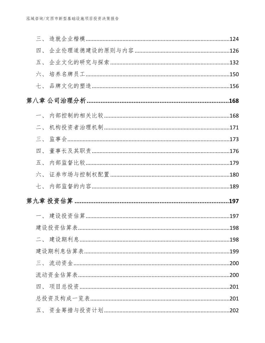 定西市新型基础设施项目投资决策报告模板范本_第5页