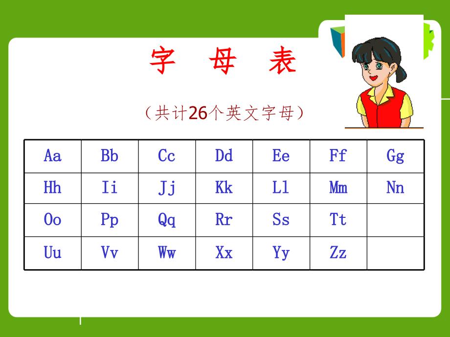 26个英语字母教学文档资料_第2页