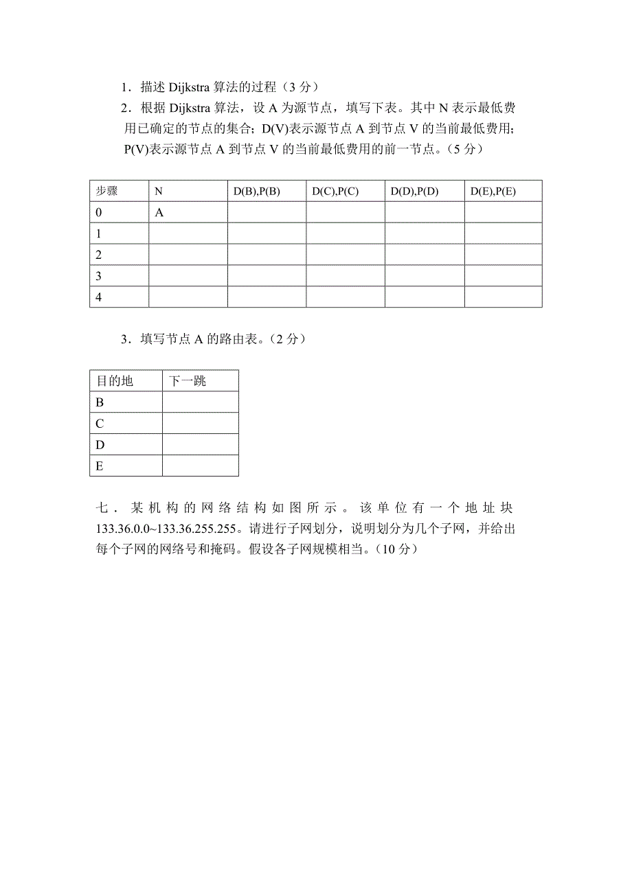 现代通信网试题及答案_第3页