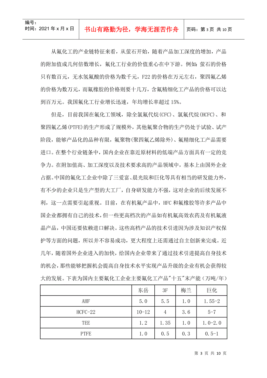 发展氟化工建议书_第3页