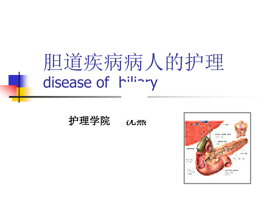 胆道疾病病人的护理diseaseofbiliaryP_第1页