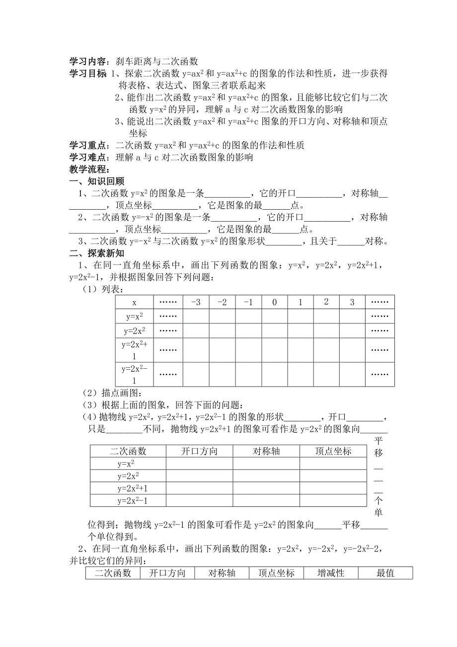 刹车距离与二次函数（3）(教育精品)_第1页